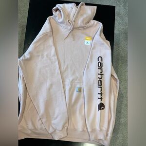 Carhartt Men's Light Pink Hoodie